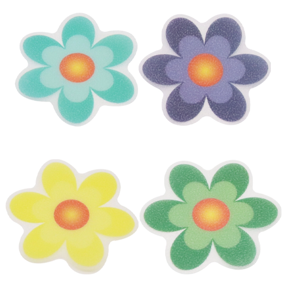 PEVA Non Slip Tape Bathtub Stickers Flower - 2