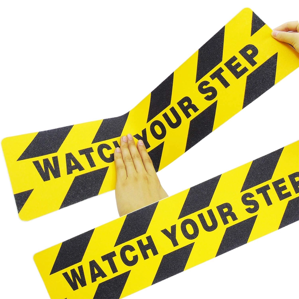 Warning Anti Slip Watch Your Step Abrasive Security Tape - 4